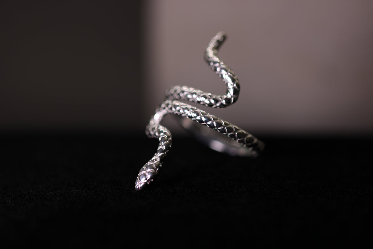 Sterling Silver Snake Ring