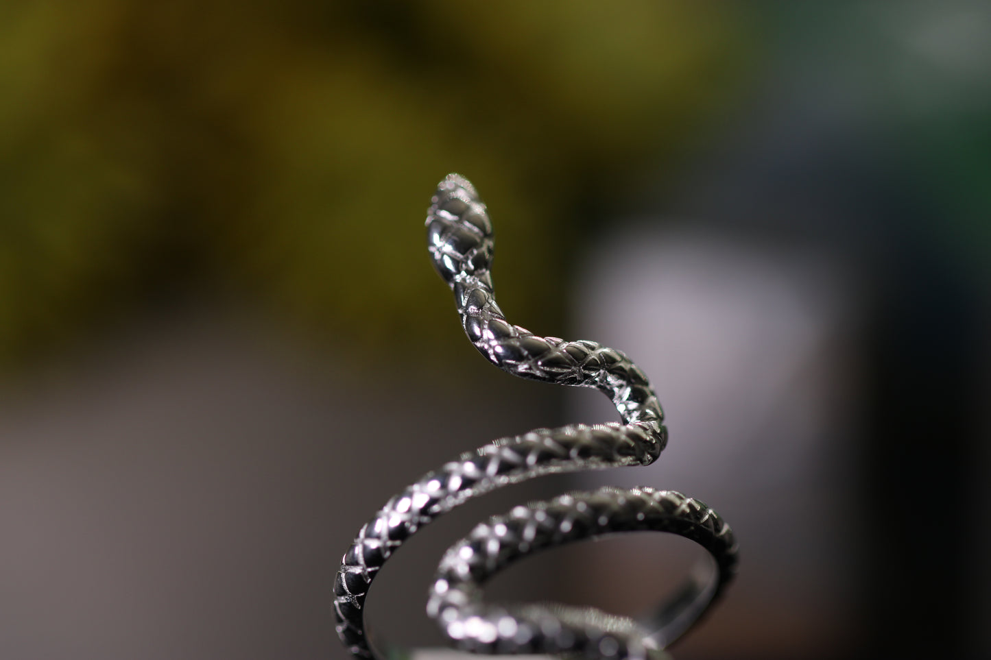 Sterling Silver Snake Ring