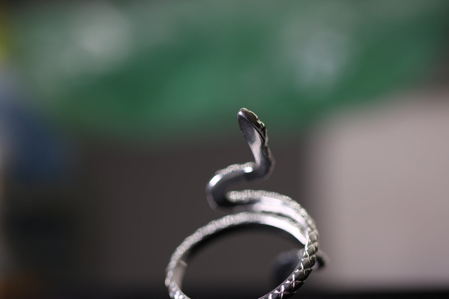 Sterling Silver Snake Ring